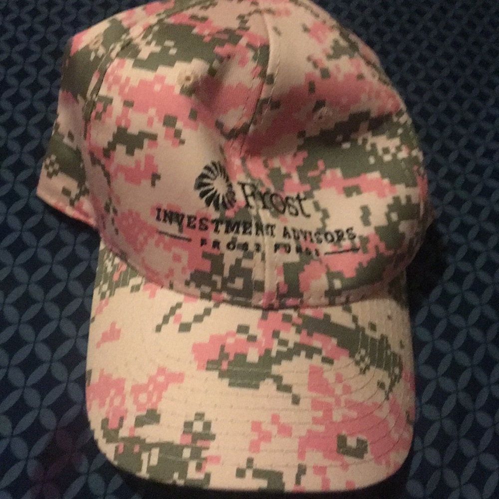 cute pink cammo hat